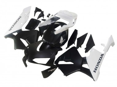 Carene Moto Honda CBR600RR 2003-2004 - Bianco Nero Opaco