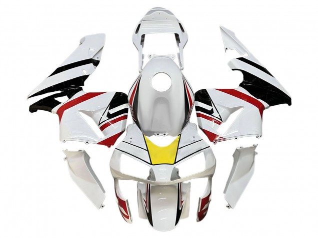 Carene Moto Honda CBR600RR 2003-2004 - Bianco Rosso Giallo Nero