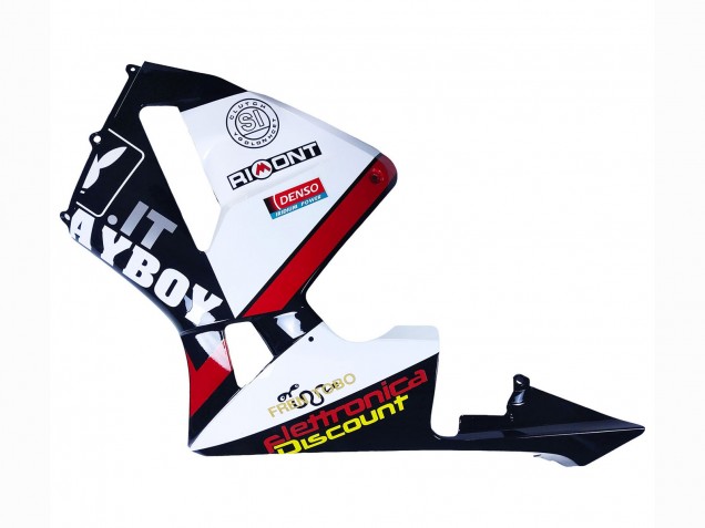 Carene Moto Honda CBR600RR 2003-2004 - Bianco Rosso Nero Lucido DENSO Rimont
