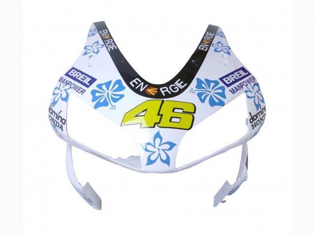 Carene Moto Honda CBR600RR 2003-2004 - Bianco Blu Rosso Nastro Azzurro 46