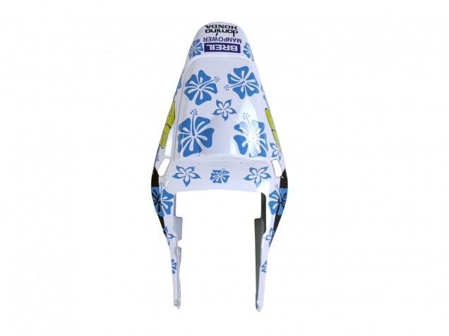 Carene Moto Honda CBR600RR 2003-2004 - Bianco Blu Rosso Nastro Azzurro 46