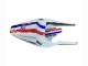 Carene Moto Honda CBR600RR 2003-2004 - Bianco Rosso Blu