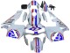 Carene Moto Honda CBR600RR 2003-2004 - Bianco Rosso Blu