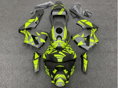 Carene Moto Honda CBR600RR 2003-2004 - Giallo Nero Opaco