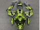 Carene Moto Honda CBR600RR 2003-2004 - Giallo Nero Opaco