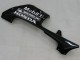 Carene Moto Honda CBR600RR 2005-2006 - Nero Lucido Bianco West