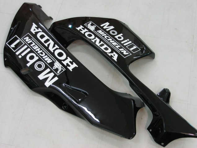 Carene Moto Honda CBR600RR 2005-2006 - Nero Lucido Bianco West