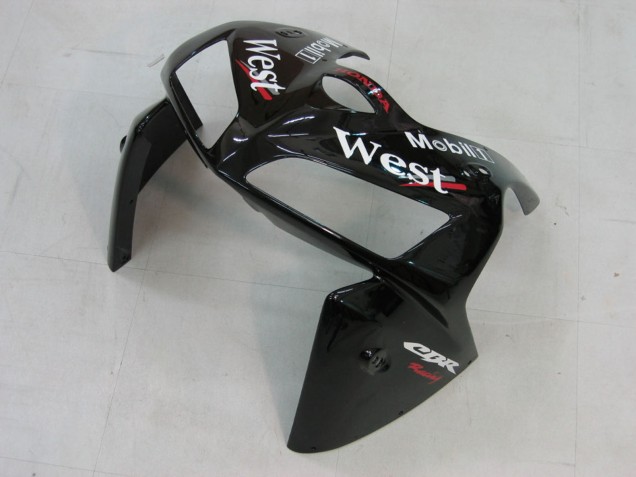 Carene Moto Honda CBR600RR 2005-2006 - Nero Lucido Bianco West