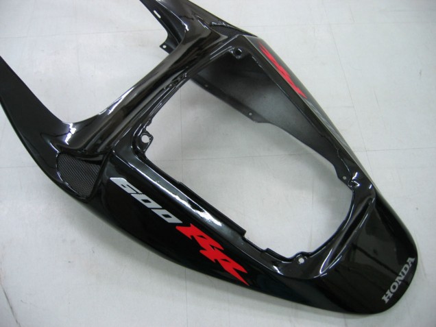 Carene Moto Honda CBR600RR 2005-2006 - Nero Lucido Grigio Fiamma