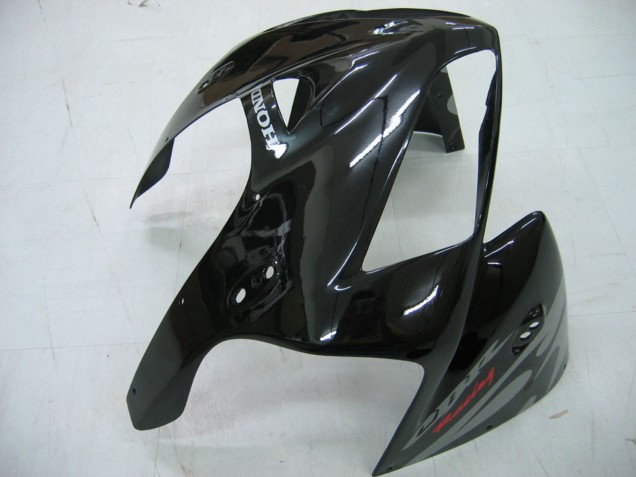 Carene Moto Honda CBR600RR 2005-2006 - Nero Lucido Grigio Fiamma