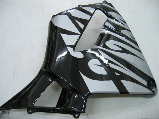 Carene Moto Honda CBR600RR 2005-2006 - Nero Lucido Grigio Fiamma