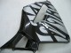 Carene Moto Honda CBR600RR 2005-2006 - Nero Lucido Grigio Fiamma