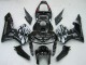 Carene Moto Honda CBR600RR 2005-2006 - Nero Lucido Grigio Fiamma