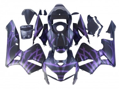 Carene Moto Honda CBR600RR 2005-2006 - Nero Opaco Viola