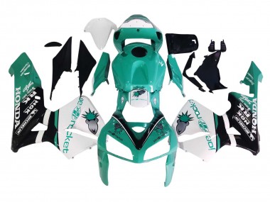 Carene Moto Honda CBR600RR 2005-2006 - Verde Chiaro Bianco Nero Lucido Joe Rocket