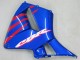 Carene Moto Honda CBR600RR 2005-2006 - Rosso Blu Argento