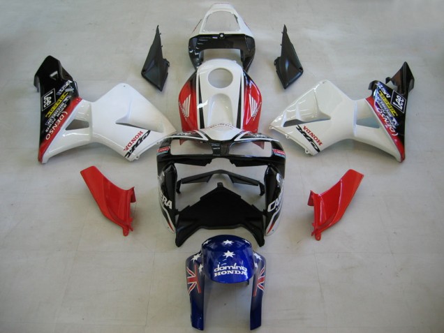 Carene Moto Honda CBR600RR 2005-2006 - Rosso Bianco Blu DENSO