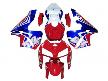 Carene Moto Honda CBR600RR 2005-2006 - Rosso Bianco Blu 69