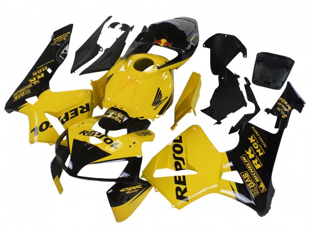 Carene Moto Honda CBR600RR 2005-2006 - Giallo Nero Repsol
