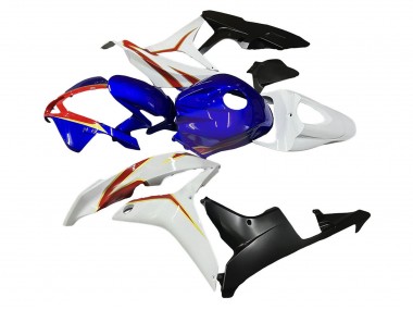 Carene Moto Honda CBR600RR 2007-2008 - Bianco Blu Rosso Nero Lucido