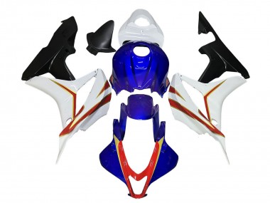 Carene Moto Honda CBR600RR 2007-2008 - Bianco Blu Rosso Nero Lucido