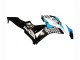 Carene Moto Honda CBR600RR 2007-2008 - Bianco Azzurro Chiaro Nero Lucido