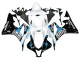 Carene Moto Honda CBR600RR 2007-2008 - Bianco Azzurro Chiaro Nero Lucido