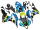 Carene Moto Honda CBR600RR 2007-2008 - Verde Giallo Nero Lucido Squalo 46