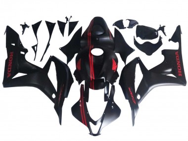 Carene Moto Honda CBR600RR 2007-2008 - Nero Opaco Rosso
