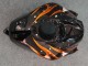 Carene Moto Honda CBR600RR 2007-2008 - Nero Lucido Arancia Fiamma