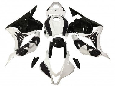 Carena Moto Honda CBR600RR 2009-2012 - Bianco Nero Lucido