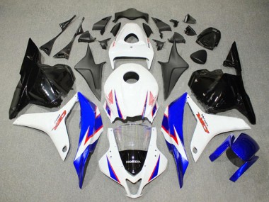 Kit Carene Moto ABS Honda CBR600RR 2009-2012 - Bianco Blu Nero Lucido