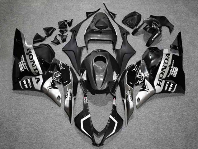 Carene Moto Honda CBR600RR 2009-2012 - Argento Nero Lucido HRC
