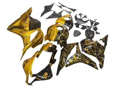 Carene Moto Honda CBR600RR 2009-2012 - Oro Nero Lucido