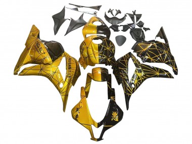 Carene Moto Honda CBR600RR 2009-2012 - Oro Nero Lucido