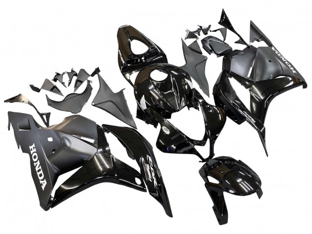 Carene Moto Honda CBR600RR 2009-2012 - Nero Lucido Nero Opaco
