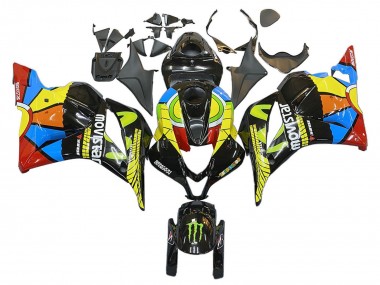 Carene Moto Honda CBR600RR 2009-2012 - Nero Multicolore MoviStar