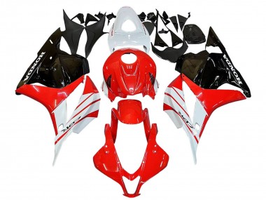 Carena Moto Honda CBR600RR 2009-2012 - Bianco Rosso Nero Lucido