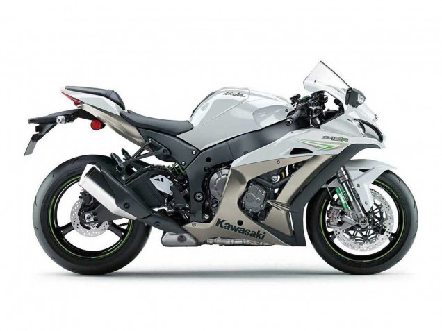 Carene Moto Kawasaki ZX10R 2016-2020 - Bianco Perla Verde