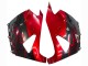 Kit Carena Moto Kawasaki ZX14R ZZR1400 2006-2011 - Nero Lucido Rosso Fiamma