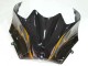 Carene Moto Kawasaki ZX14R ZZR1400 2006-2011 - Nero Lucido Oro Fiamma