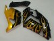 Carene Moto Kawasaki ZX14R ZZR1400 2006-2011 - Nero Lucido Oro Fiamma