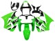 Carene Moto Kawasaki ZX6R 2000-2002 - Verde Bianco Nero