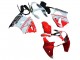 Carene Moto Kawasaki ZX6R 2000-2002 - Bianco Rosso Nero