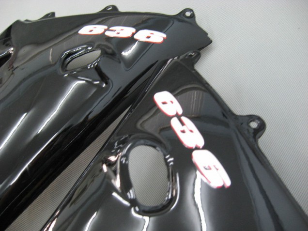 Carene Moto Kawasaki ZX6R 2003-2004 - Nero Lucido
