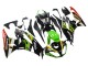 Carene Moto Kawasaki ZX6R 2009-2012 - Verde Nero Lucido Giallo Bianco Rosso Elf Mostro