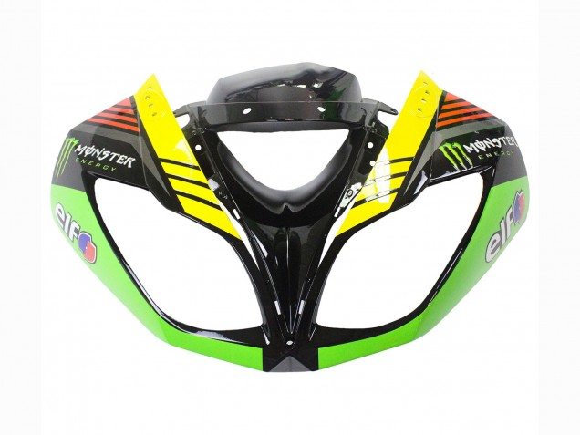 Carene Moto Kawasaki ZX6R 2009-2012 - Verde Nero Lucido Giallo Bianco Rosso Elf Mostro