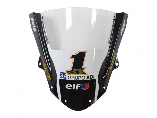Carene Moto Kawasaki ZX6R 2009-2012 - Verde Nero Lucido Giallo Bianco Rosso Elf Mostro