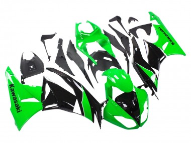 Carene Moto Kawasaki ZX6R 2009-2012 - Verde Nero Lucido