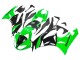 Carene Moto Kawasaki ZX6R 2009-2012 - Verde Nero Lucido